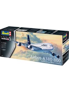 Airbus A380-800 Lufthansa" New Livery, Revell Modellbausatz im Maßstab 1:144, 163 Teile, 50,4 cm"