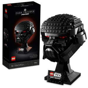 LEGO 75343 Star Wars Dark Trooper Helm Set für Erwachsene, tolles Modell für die Sammlung , als Deko oder Geschenk, Sammlerstück