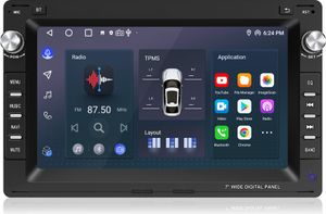 7 Zoll Carplay Android 13 Autoradio GPS Navi FM WIFI BT DAB+ SWC Für VW Polo 9N Golf Jetta MK4 Passat B5 T5 1GB+32GB