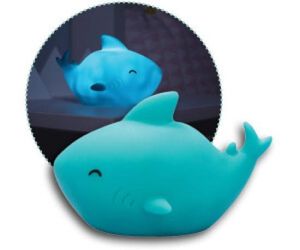 reer lumilu Sea Life Shark, süßes Hai-Nachtlicht, tolles Taufgeschenk, Geburtstags-Geschenk für Jungen und Mädchen, blau, 52303