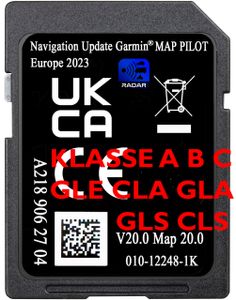 Mercedes SD Karte Navigation A218 V20 Garmin MAP Pilot NTG5 Star1 Europa 2023/2024