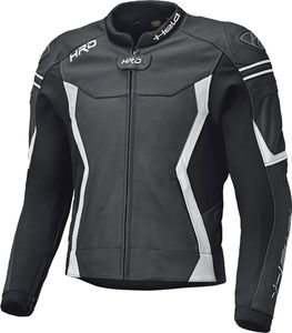 Held Street 3.0 Motorrad Lederjacke, schwarz/weiß, 110