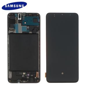 Original Samsung Galaxy A70 2019 A705 A705F GH82-19747A LCD Display Touch Screen Bildschirm (Service Pack)