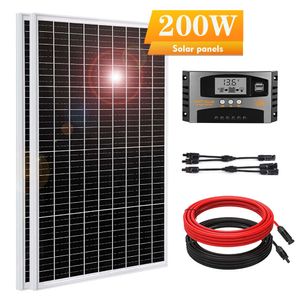 200W solární systém kompletní balíček monosolární panel solární modul ostrovní systém obytných automobilů