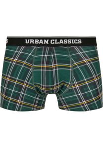 Urban Classics TB3841  Boxer Shorts 3-Pack, Größe:4XL, Farbe:dgrn plaidaop_btlgrn/dblu_dgrn