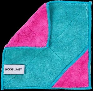 Microfasertuch 18 x 18 cm 20109türkis-pink
