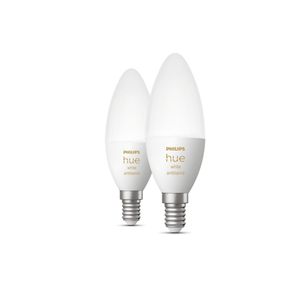 Philips Hue LED Lampe E14 2er Set 5,2W 320lm White Ambiance