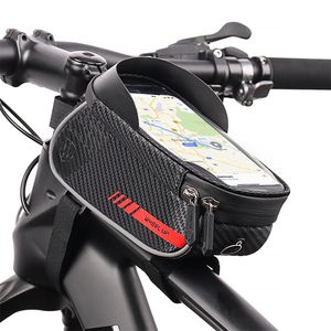 MidGard Multifunktions-Fahrrad-Rahmentasche wasserabweisend Smartphone-Halterung, Handy-Tasche für Fahrrad, eBike, MTB, Citybike