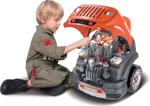 BUDDY TOYS BGP 5012 Dětská dílna automechanik, 61 dílů, podporuje kreativitu, motor lze sestavovat a rozebírat