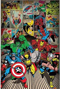 Marvel Poster Here Come The Heroes (23)