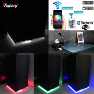Wifi Multicolor RGB LED USB Design Unterlage / Ständer Standfuß Acryl für Xbox Series X