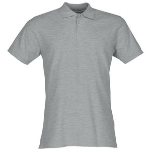 Fruit of the Loom Premium Polo + GRATIS MyShirt Stoffbeutel Farbe: athletic heather + GRATIS MyShirt Stoffbeutel Größe: M