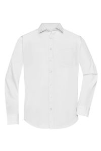 Klassisches Shirt aus pflegeleichtem Mischgewebe white, Gr. XXL