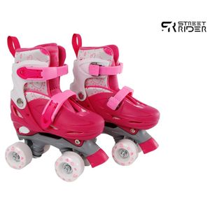 Verstellbare Kinderfersenräder Schlittschuhe Flash Kinder Rollschuhe 