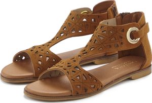 LASCANA Sandale camelfarben Größe 39