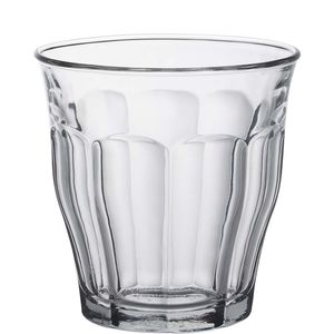 Duralex Picardie Tumbler, Trinkglas, 250ml, Glas gehärtet, transparent, 6 Stück
