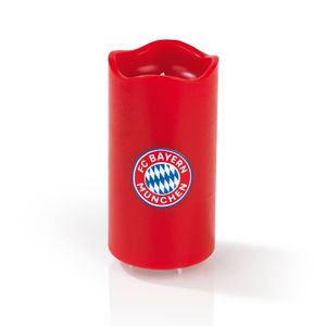FC BAYERN MÜNCHEN FCB LED-Echtwachskerze mit rotierender FCB Logo-Projektion