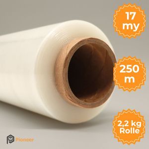 1x Stretchfolie 17my 250m 50cm Palettenfolie Umzugfolie Verpackungsfolie