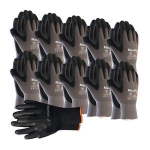 Maxiflex Handschuhe Größe 9 Ultimate 10 Paar - Arbeitshandschuhe Herren und Damen mit hervorragendem Grip - Montagehandschuhe Nitril