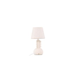 Mellerud Beleuchtung Tischlampe 23x23x43cm Beige.