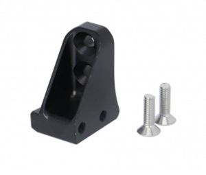 XLC KS-X07 Kickstand Mount Plate für Fullys Haibike Bosch Gen 4 KSA18, schwarz