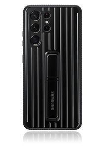 Samsung Galaxy S21 Ultra Hülle - Kunststoff - Samsung Backcover - Schwarz