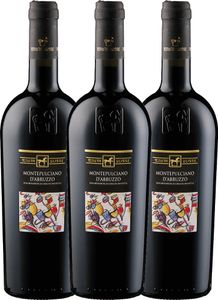 VINELLO 3er Weinpaket - Montepulciano d'Abruzzo DOC 2020 - Tenuta Ulisse