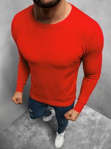 Ozonee Herren Pullover nett rot XXL