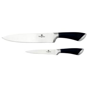 Berlingerhaus Messer Set Edelstahl 2 PCs Schwarz Silver Collection BH-2141