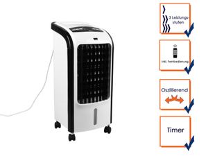 Standventilator mit Wasserkühlung & Fernbedienung, Wasser Luftkühler Ventilator
