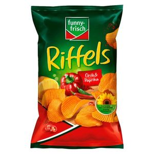 funny frisch Riffles Chili und Paprika beste Kartoffeln 150g