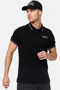 Lonsdale Causton SlimFit Polo Shirt Schwarz Größe S