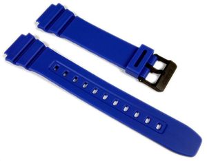 Casio Collection Uhrenarmband 18mm | Resin blau F-108WH-2AES 10365961