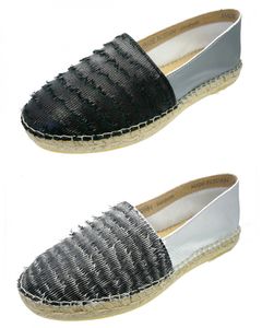 ILC - I love Candies - Damen Espadrilles Schuhe Slipper Handmade Spain, Größe:EUR 40, Farbe:Schwarztöne