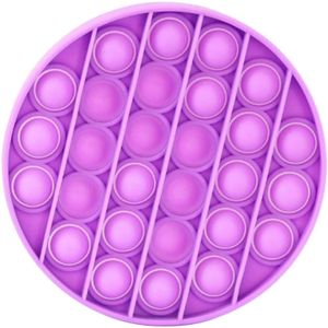 Push Pop Bubble Sensory Fidget Spielzeug Autism Stress Relief Kinder Game Runden (Violett)