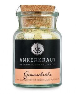 Ankerkraut Gemüsebrühe leckere Suppenmischung im korkenglas 90g