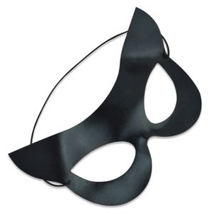 2 Stück Katzenmaske Halbgesichtsmaske Catwoman Maske Partykostüme Schwarz