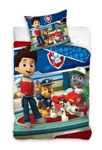 Paw Patrol Wende Bettwäsche Set 2 tlg.135x200cm 80x80cm