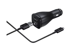 Rychlonabíječka do auta Samsung EP-LN920BB + USB-C (Type C) DG950CBE černá