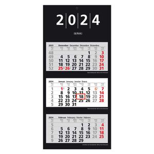 herlitz 3-Monats-Wandkalender 2024