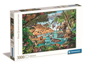 Clementoni 33551 Afrikanische Wasserstelle 3000 Teile Puzzle