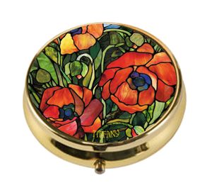 Goebel Louis Comfort Tiffany "Orientalische Mohnblume", Pillendose