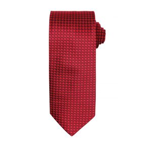 Pánska kravata Premier so vzorom hviezdy (2 ks/balenie) RW6947 (jedna veľkosť) (červená)