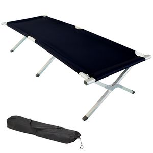 Grafner® Feldbett klappbar Campingbett Liege Gästebett Klappbett 192x64x42cm