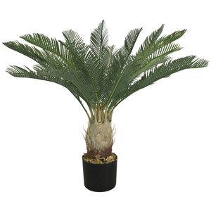 Umelá palma veľká umelá palma umelá rastlina cycas palma cycas palma umelá plastová rastlina balkónová palma papradie papradie palma dekorácia 80 cm vysoká Decovego