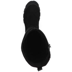 Caprice Damen Stiefel Langschaft Leder Zehenkappe Wechselfußbett 9-26605-29, Größe:39 EU, Farbe:Schwarz