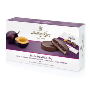 Anthon Berg Plum in Madeira Marzipan Pasteten mit Schokolade 220g