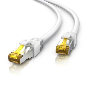 Primewire LAN-Kabel CAT.7, RJ-45 (Ethernet), Gigabit Ethernet S/FTP Netzwerkkabel, 10000 Mbit/s, Patchkabel - 15m