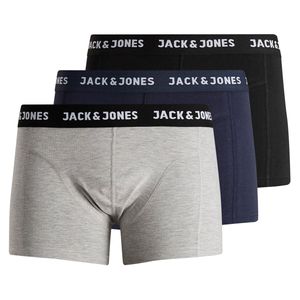 Jack&Jones 3ER-PACK BOXERSHORTS Black/Blue nights - LGM XL