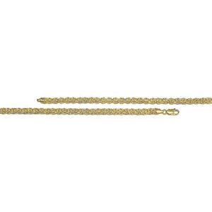 Halskette 45 cm - Gold 375 - Königskette oval
